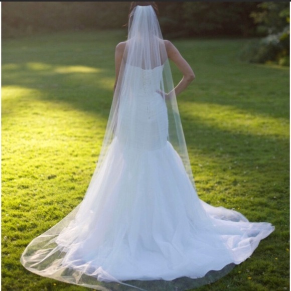 Cathedral Veil white only - Picture 3 of 5